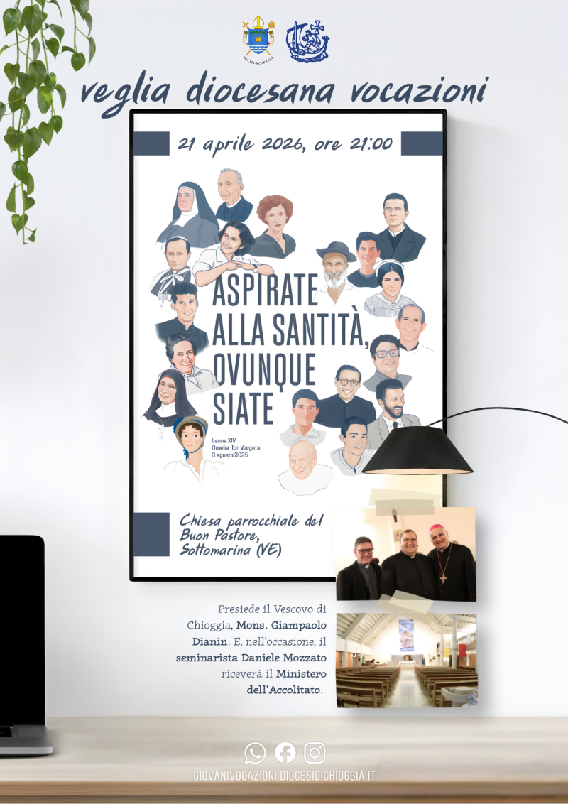 Locandina Veglia Diocesana Vocazioni 2026